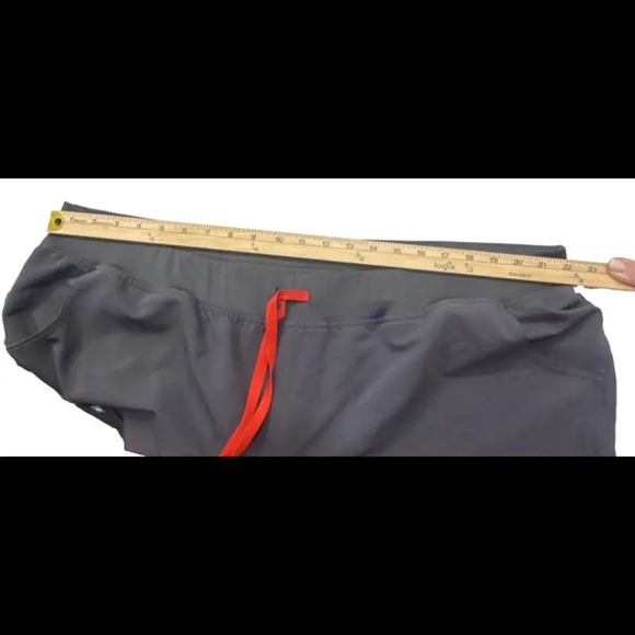 Figs Preppy Designer Medical Surgical Tech Active High Waist Gray Scrub Pant 4XL - Picture 8 of 14